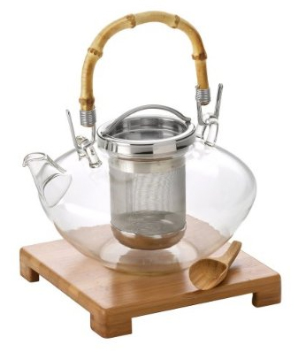 Bonjour Zen Glass Teapot with Glass Infuser