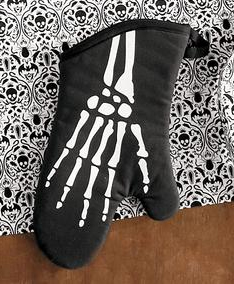 Skeleton Oven Mitt