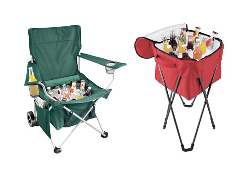 All-in-1 Chair and Foldable Cooler Tub