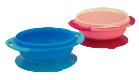 First Years Meal Mates Toddler Suction Bowl With Lid by Learning Curve