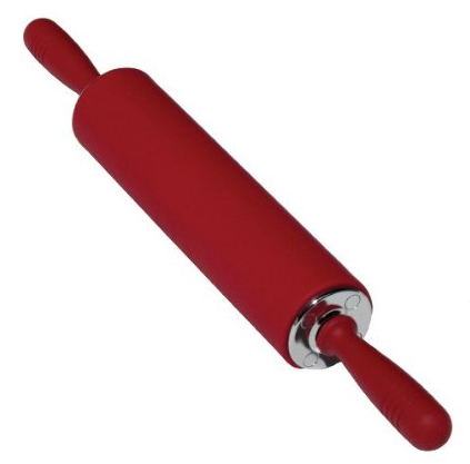 Fiesta Red Silicone 10-Inch Rolling Pin