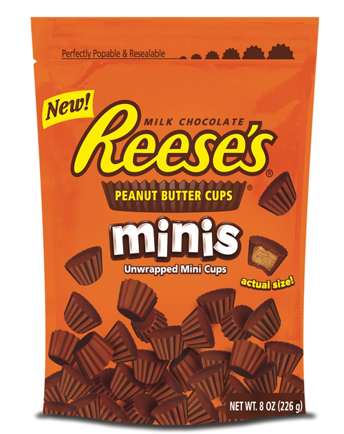 In one of the most unexpected launches at the Consumer Electronics Show (CES), the Reeseâ€™sÂ® brand, makers of Reeseâ€™s Peanut Butter Cups, today, unveiled the latest mini-innovation in candy snacks â€“ Reeseâ€™s Minis. Billed as the â€œNext Big, Little Thingâ„¢,â€ Reeseâ€™s Minis are making history as the smallest Reeseâ€™s Peanut Butter Cups ever, and the first snacking candy to be introduced at CES. In fact, Reeseâ€™s Peanut Butter Cups is The Official Candy of the Consumer Electronics Show. 