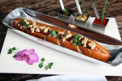 The $69 Serendipity Foot Long Haute Dog at Serendipity 3.