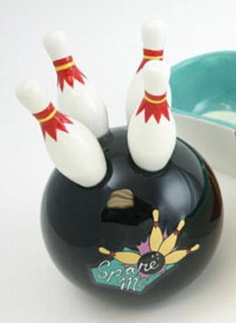 Spare Me Bowling Ball Cheese Spreader Set in Gift Box
