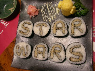 Star Wars Sushi by Japanese sushi chef, oki.