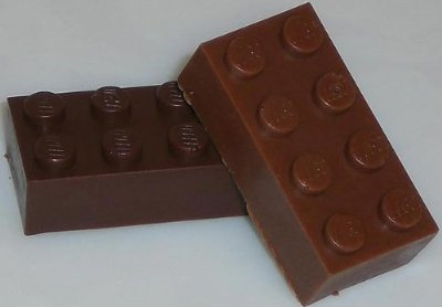 Chocolate Lego Blocks