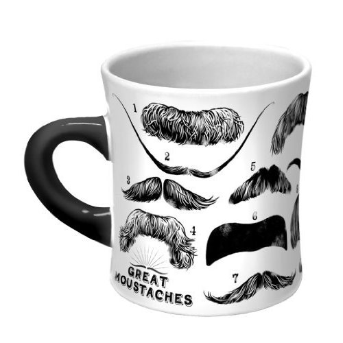 Great Moustaches Mug by Unemployed Philosphers Guild 