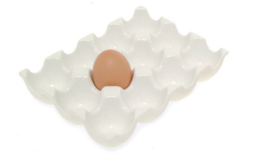 Kikkerland Ceramic Egg Rack