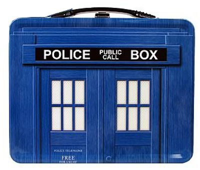 Doctor Who Limited Edition TARDIS Tin Tote Lunch Box