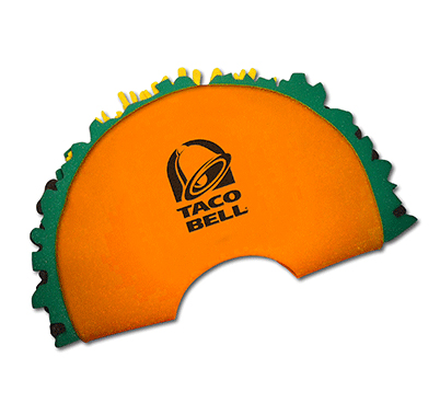 Taco Bell Live Más Foam Taco Hat
