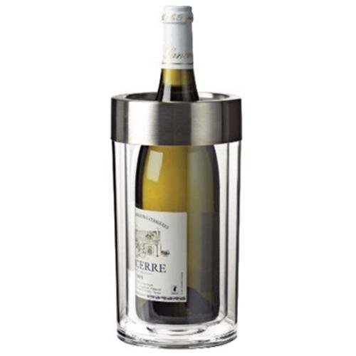 Wine Enthusiast Double Walled Iceless Wine Bottle Chiller 