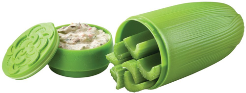 Hutzler Snack Attack Celery and Dip to Go Serve Set with dip