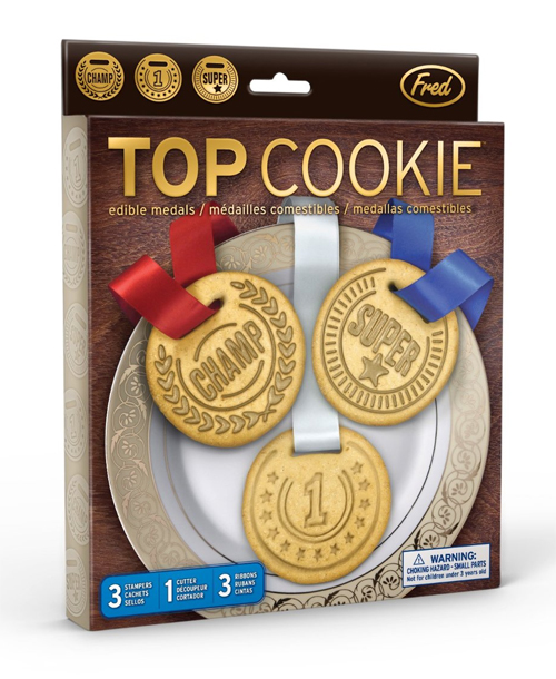 Fred and Friends Top Cookie Cutters edible medals
