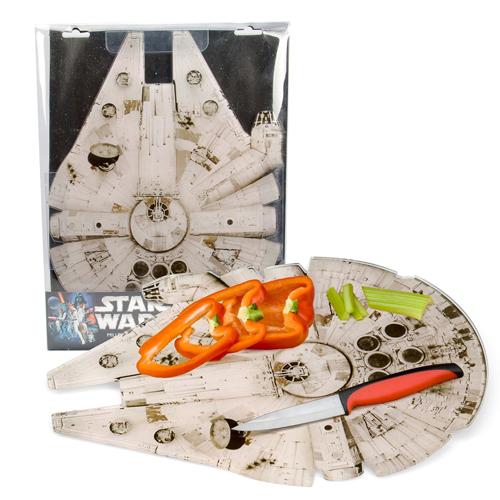Star Wars Cutting Board - Millennium Falcon Acrylic Chopping Board (15"x11) - Take Your Cutting Into Hyperspace