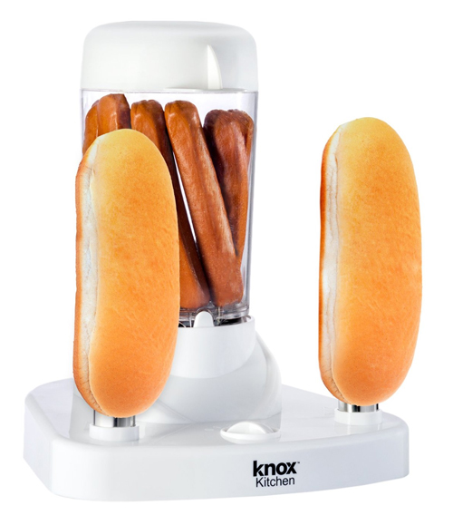 Knox Hot Dog Steamer with 2 Bun Warmers